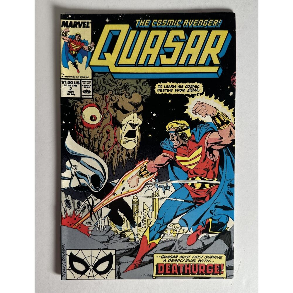 QUASAR #2 8.0 MARVEL COMIC BOOK CM33-227